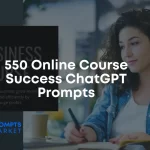 Online Course Success ChatGPT Prompts